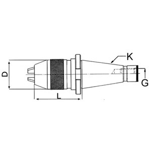 1560GAL - MANDRINI DIN 2080 PORTA-PUNTE INTEGRALI - Prod. SCU