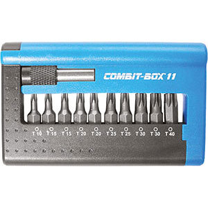 2013GE - BITS ATTACCO 1/4" DIN 3126 C 6,3 IN COMBIT-BOX IN ASSORTIMENTO - Orig. Witte