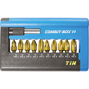 2013GL - BITS ATTACCO 1/4" DIN 3126 C 6,3 IN COMBIT-BOX IN ASSORTIMENTO - Orig. Witte