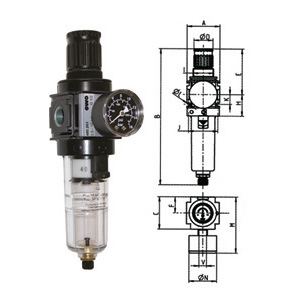3463GZP - FILTRO-RIDUTTORE IN GRUPPO PER ARIA COMPRESSA "VARIOBLOC" - Orig. Ewo