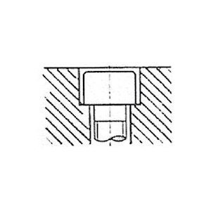 8930G - FRESE PER SEDI DI VITI DA FILETTARE A TESTA CILINDRICA - Orig. Dürr
